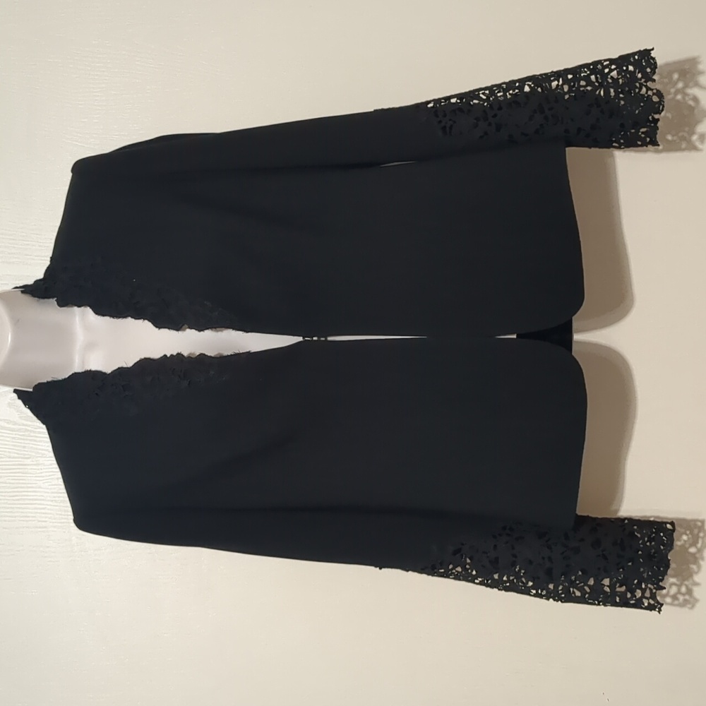 Elie Tahari Jacket Blazer Black  Women's Size 2